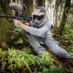 Paintball in the forest