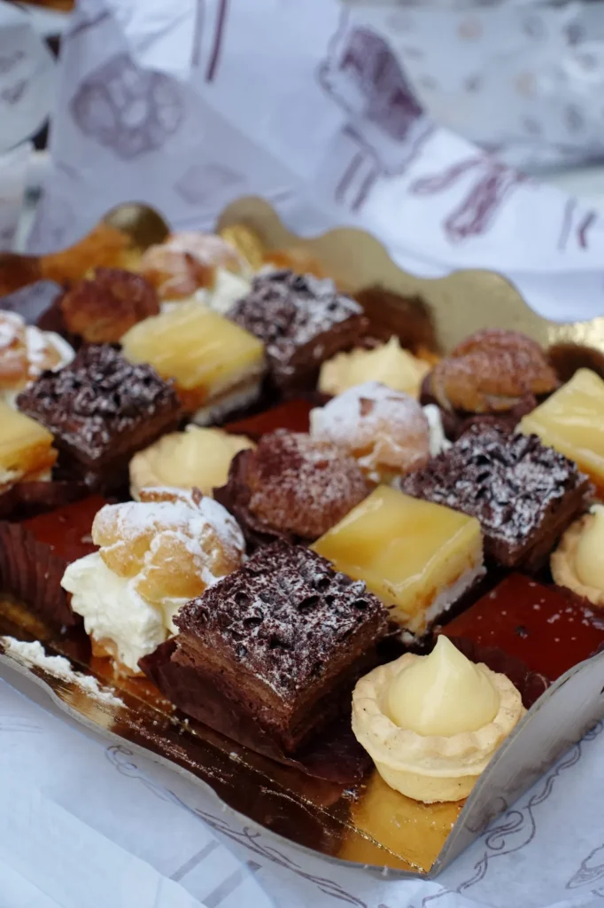 Assortment of pastries from a Spanish bakery.